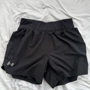 Under Armour Black Women’s 2-in-1 Athletic Shorts